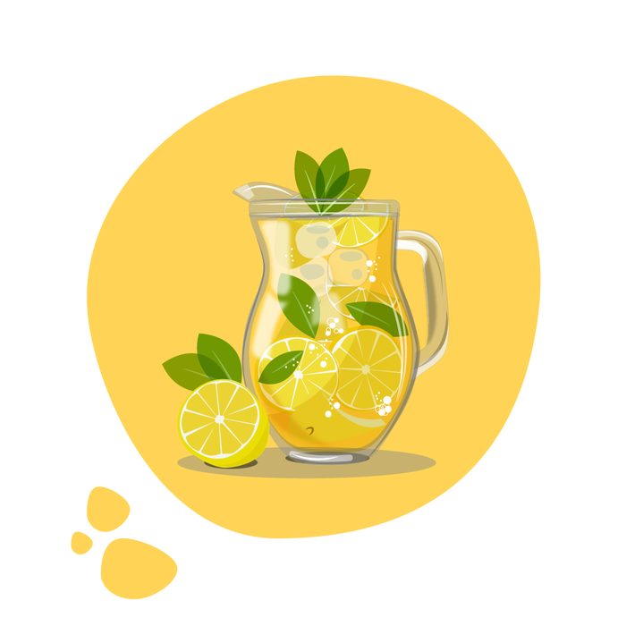 лимонад с мятой в стиле Академический рисунок, графика, живопись,