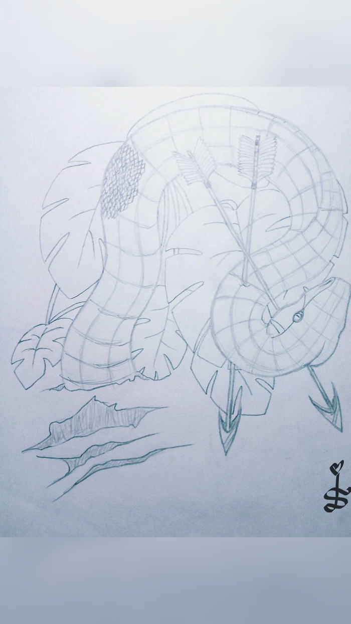 Змея и стрелы 