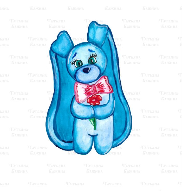 Кролик, заяц, милый