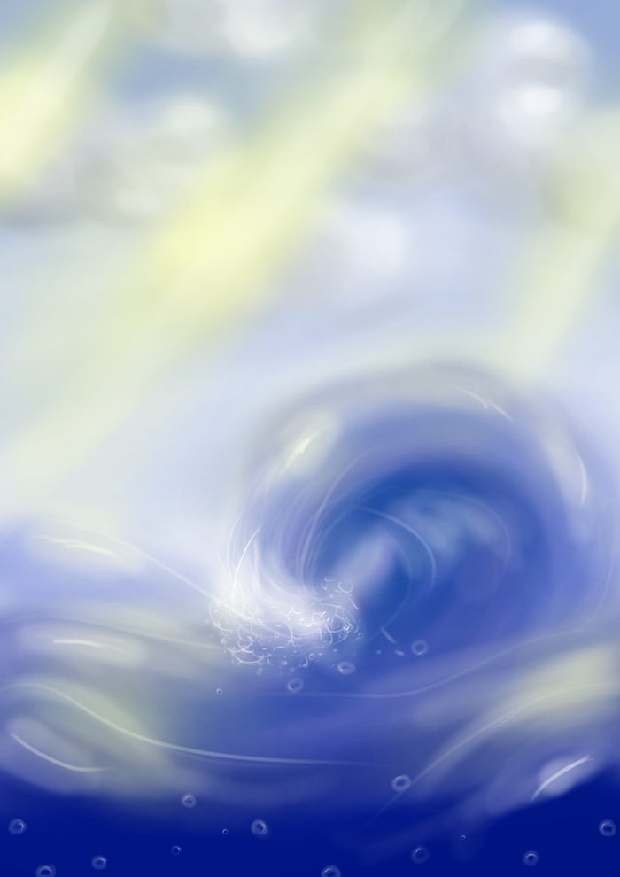 освещенное солнцем