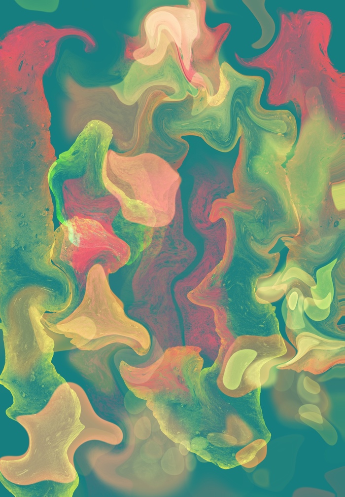 Море в стиле Абстракция, Компьютерная графика на Illustrators.ru