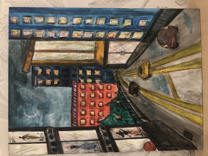 Пейзаж город 