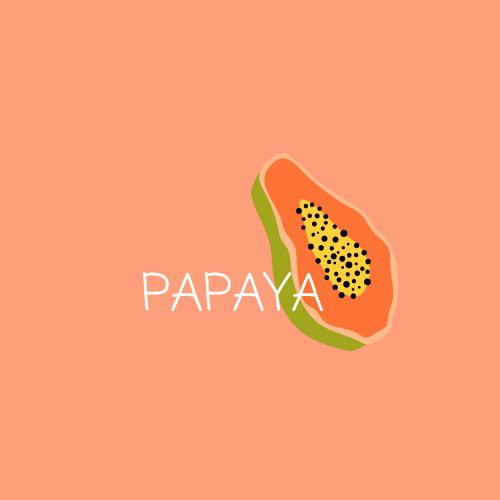 papaya illustration