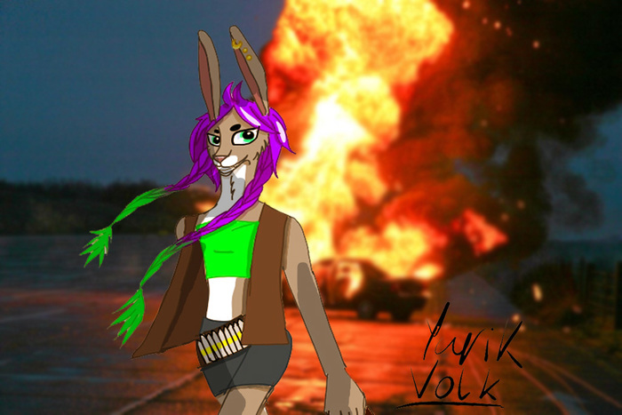 Не было злить зайку