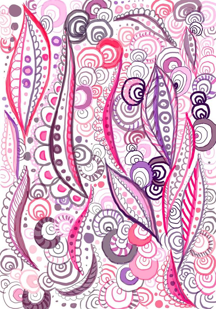 Розовые огурцы 