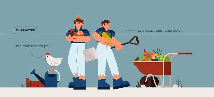 Векторная иллюстрация в стиле 2D на Illustrators.ru