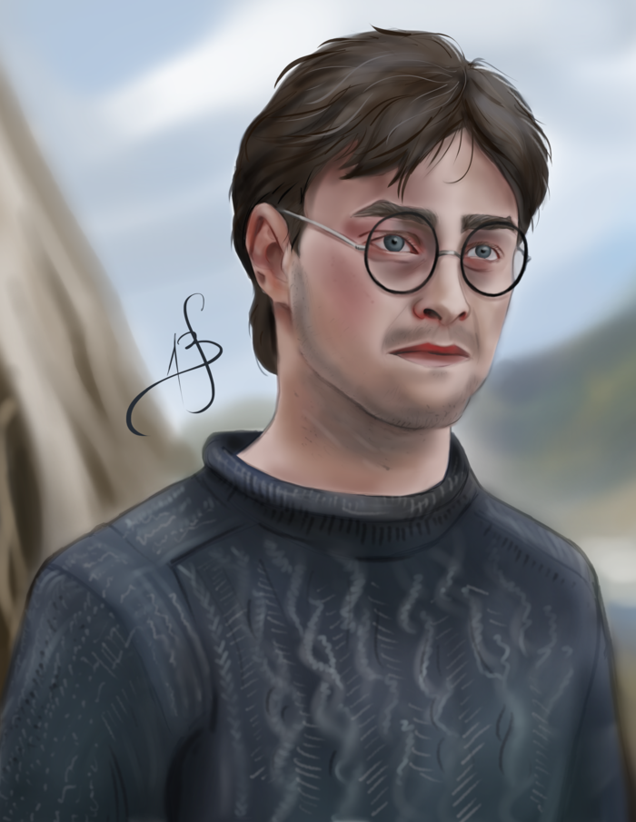 Гарри Поттер в стиле 3D на Illustrators.ru