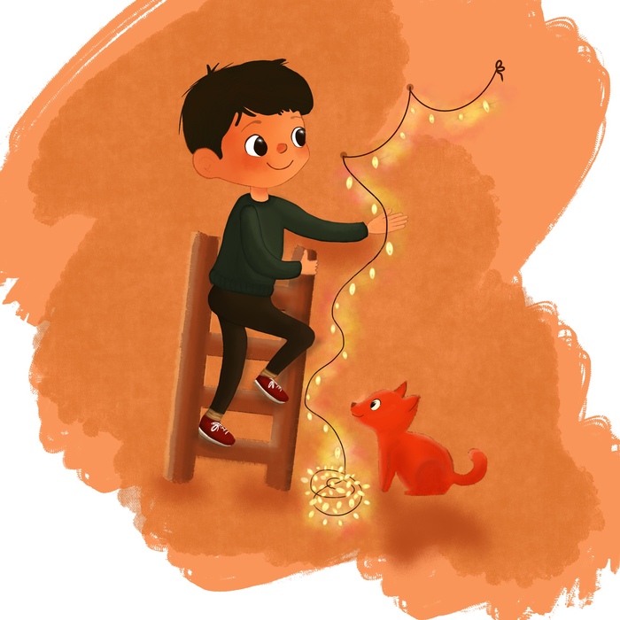 Иллюстрация «новогодняя»