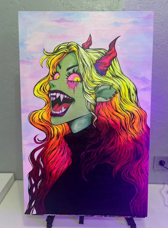 Интерьерная картина «Взгляд орка»