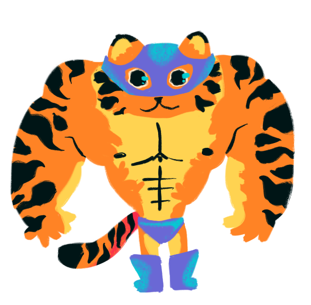 Бодибилдер тигр