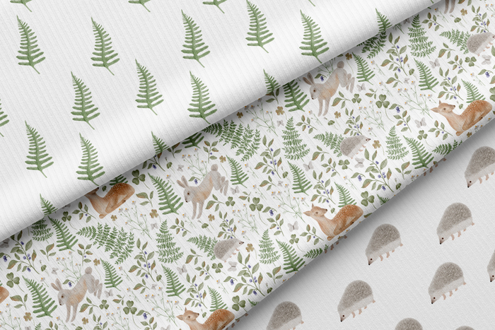 Лесной бесшовный паттерн