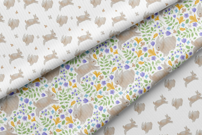 Бесшовный паттерн с лесными мотивами