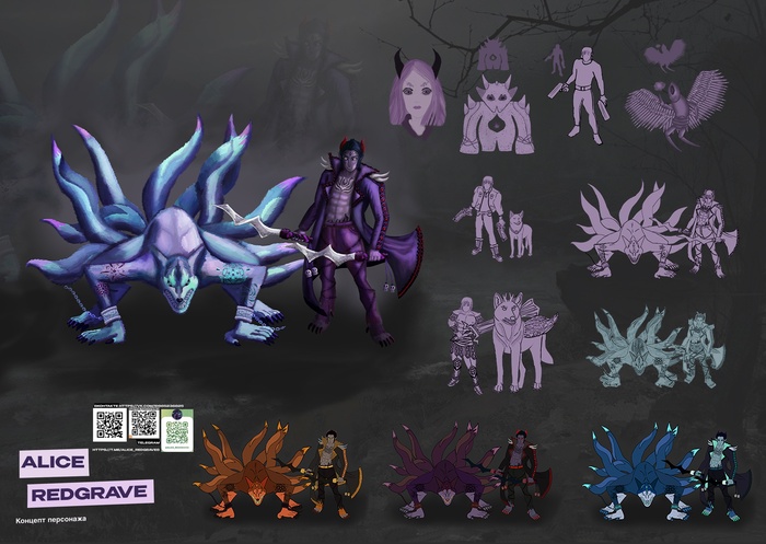 Разработка персонажа Dante Redgrave