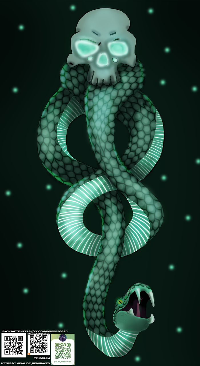 Кольца змеи и череп