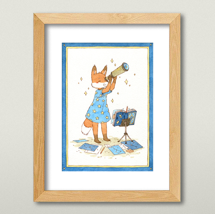 Лисичка звездочет