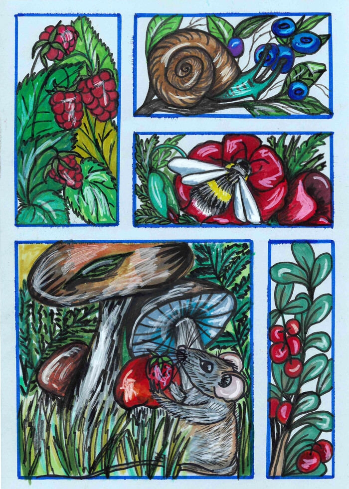 работа из серии "Окошки" №1