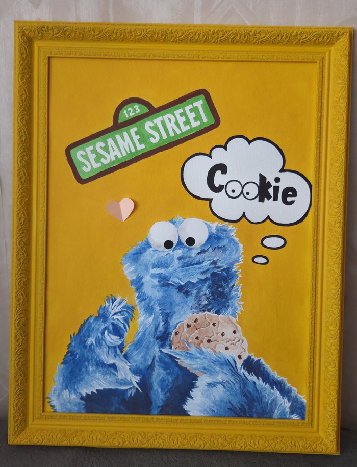 Картина "Cookie  monster"