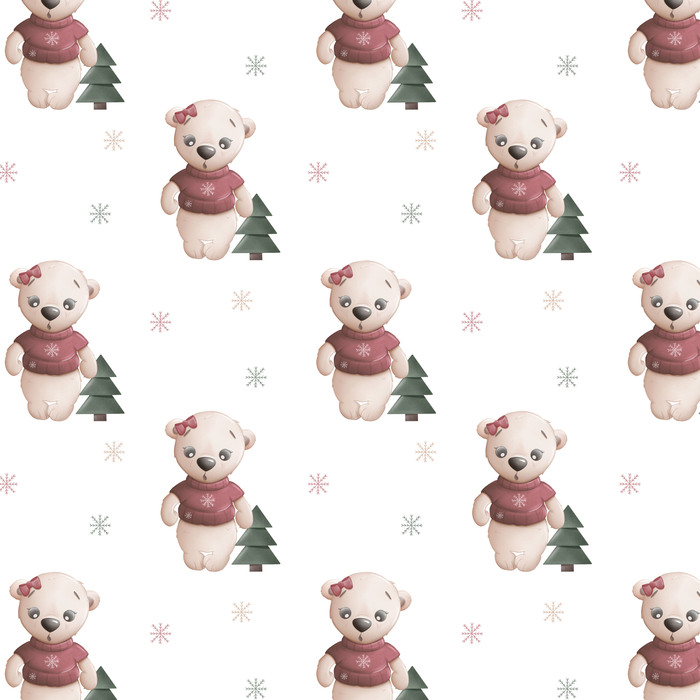 Паттерн "Мишка новогодний"