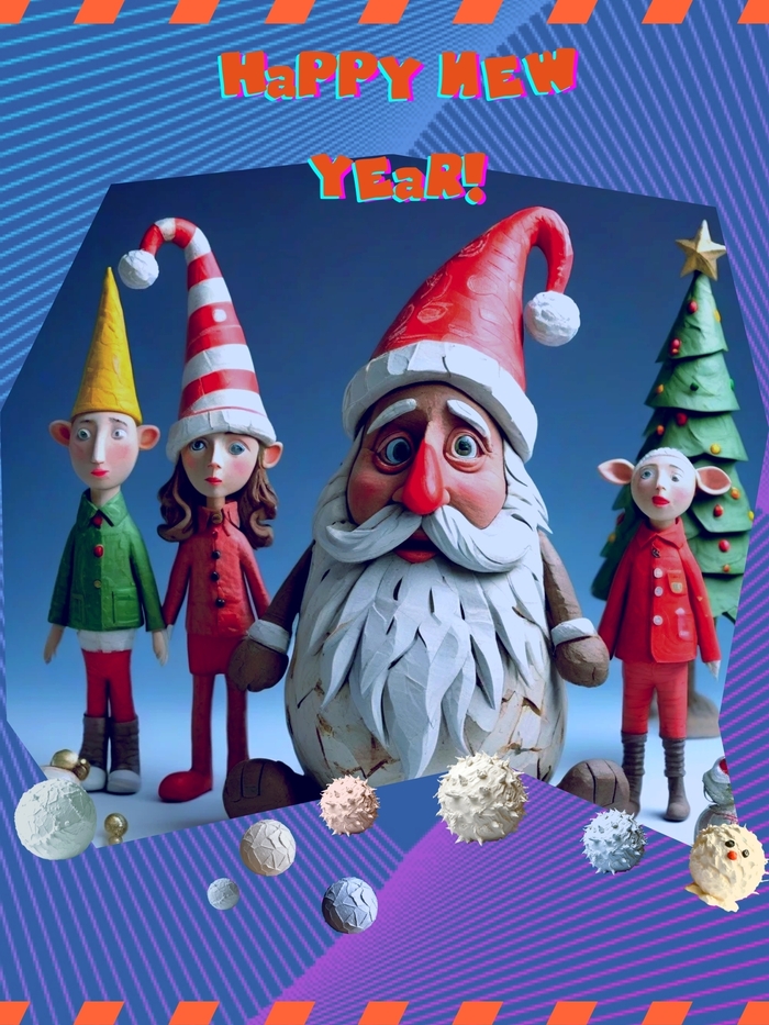 Новогодняя открытка