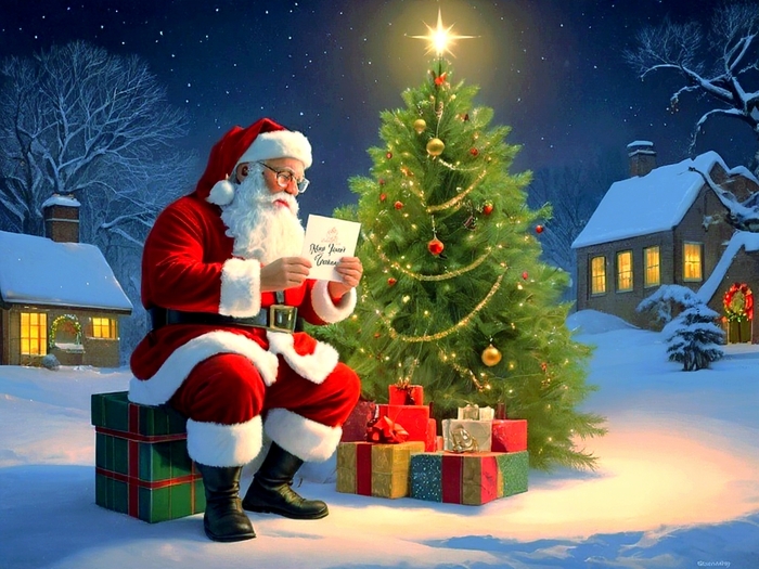 Новогодняя открытка