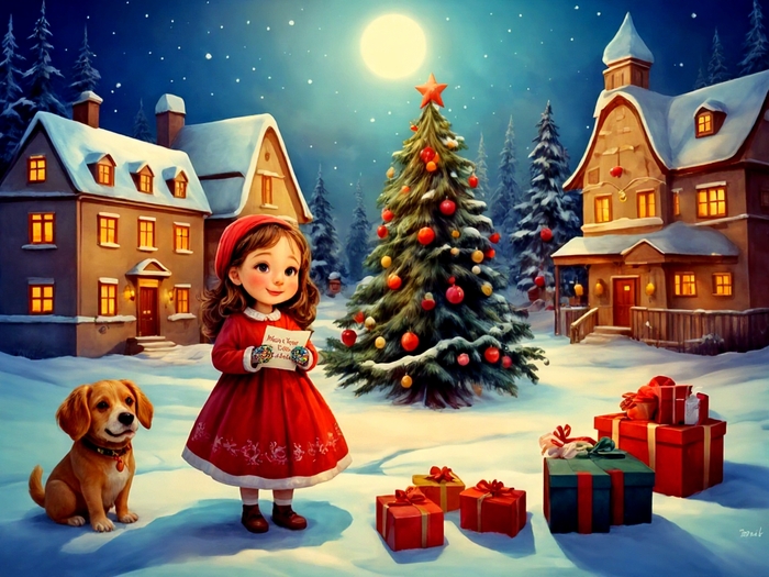 Новогодняя открытка