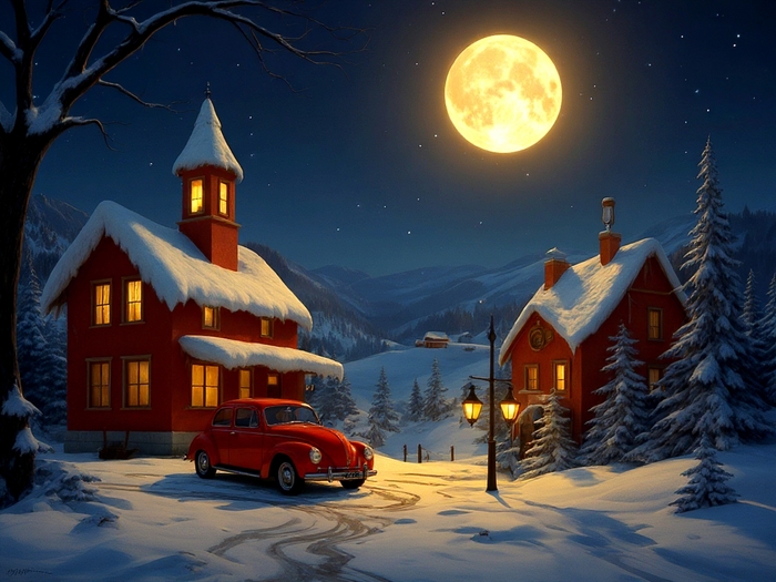 Новогодняя открытка