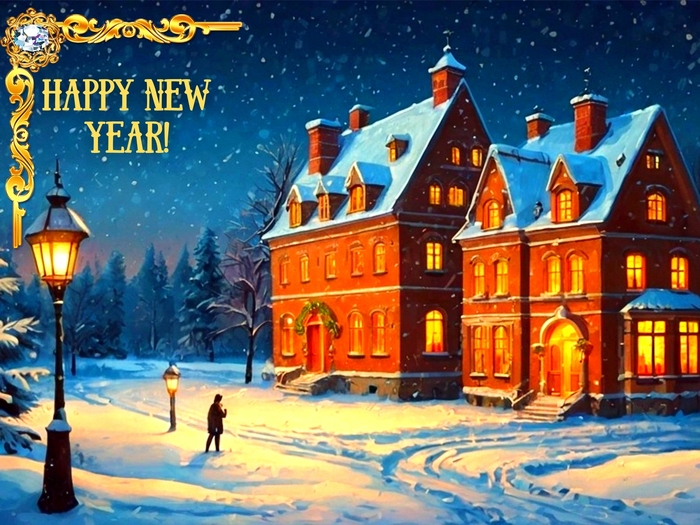 Новогодняя открытка