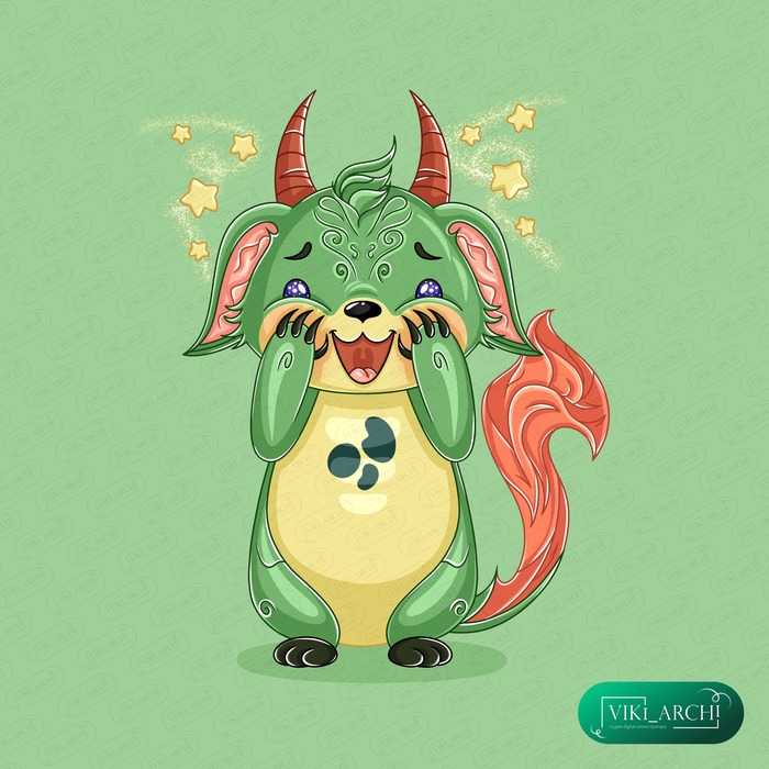 8 Иллюстрация из серии "Монстрик Тибуташка"