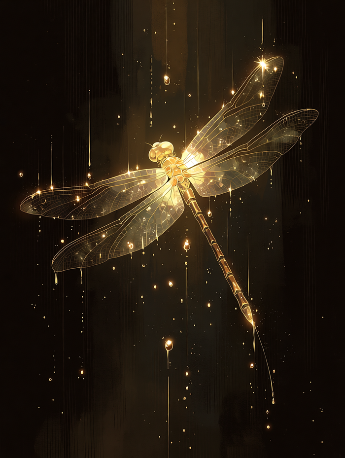 Золотистая стрекоза