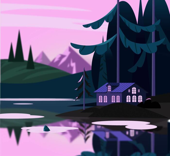 Векторный пейзаж