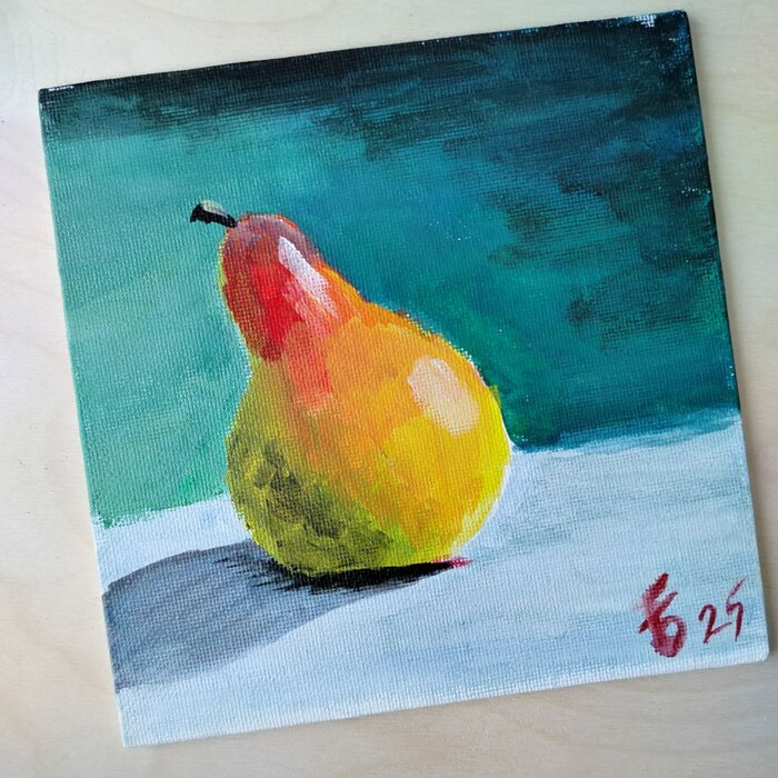 Миниатюра "Груша" 15х15см