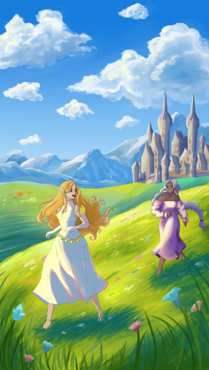 Девушки и замок