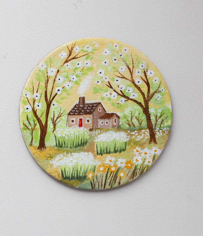 Картина на холсте на магните