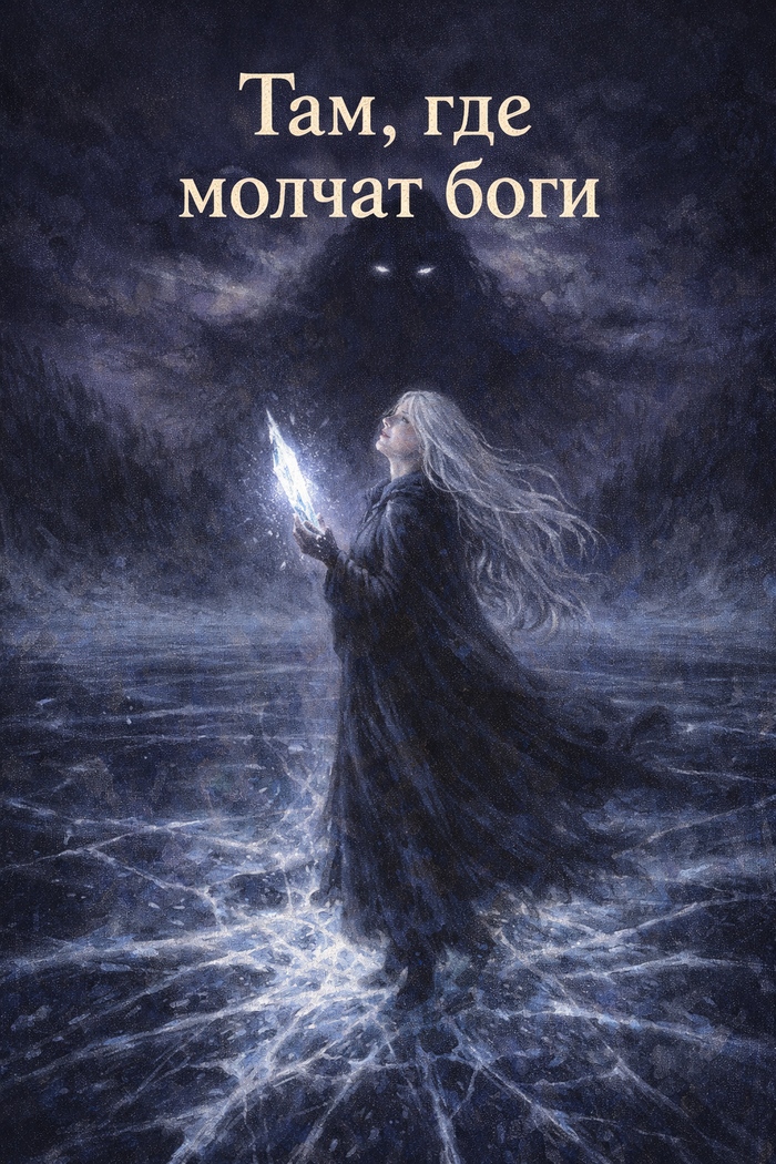 Обложка для книги. "Там, где молчат боги"