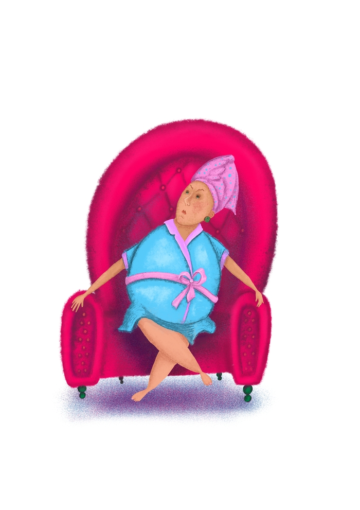 Мадам на кресле