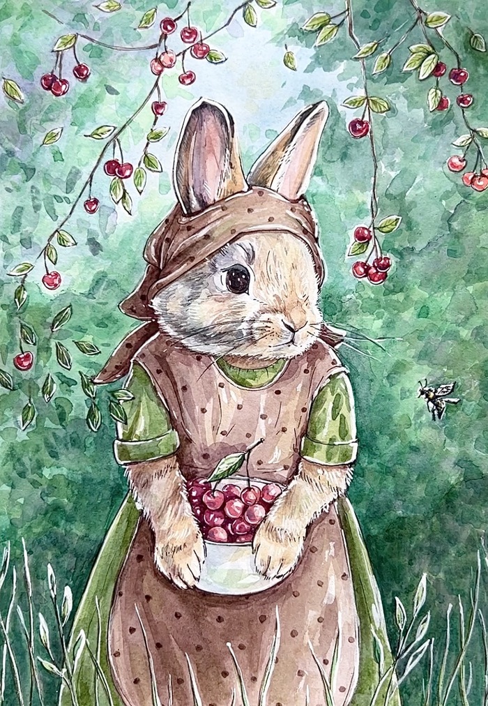 Зайчик с вишней