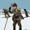 Traditional Komi Ski Hunter