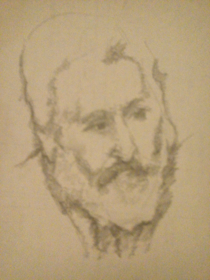 Эскиз на тему Эль Греко