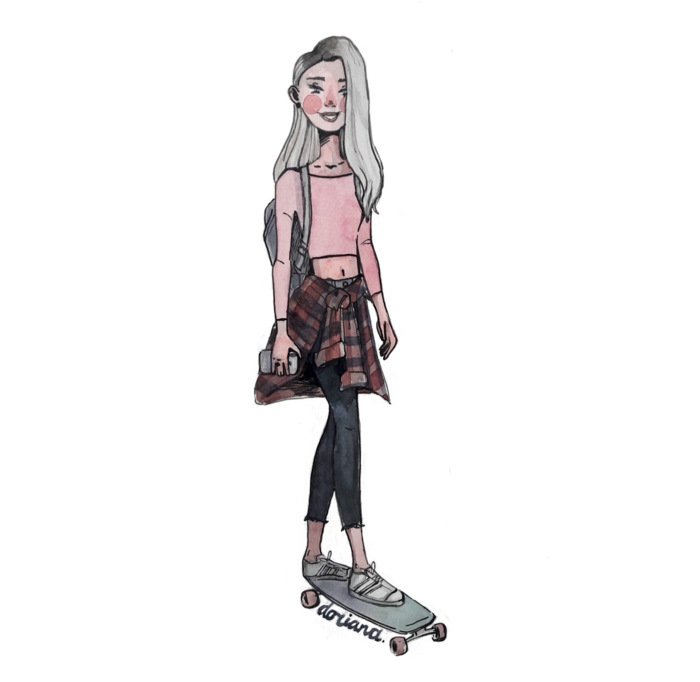 skate girl 