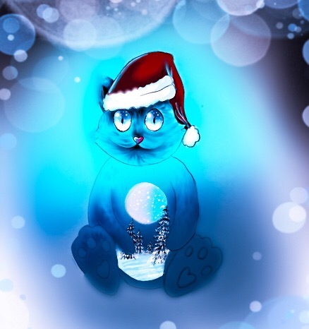 Новогодний кот