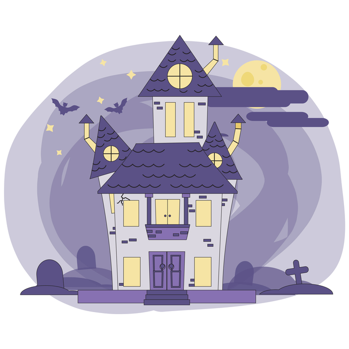 Старый готический дом