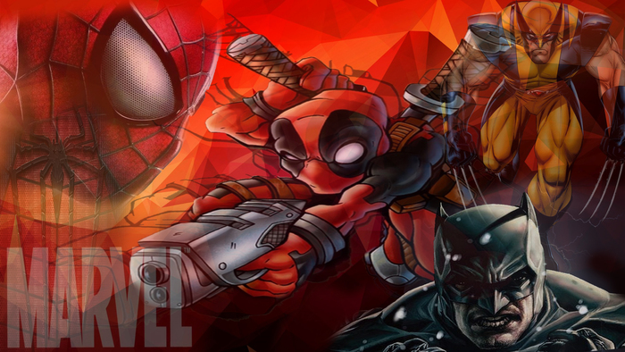 marvel spider man and deadpool