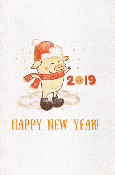 Новый год, открытка, принт