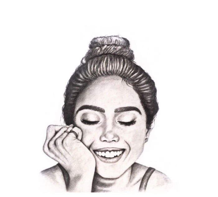 Улыбающаяся девушка 