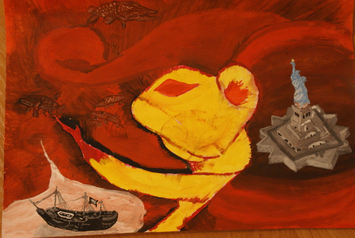 Странное видение мира в водоеме кровавых событий