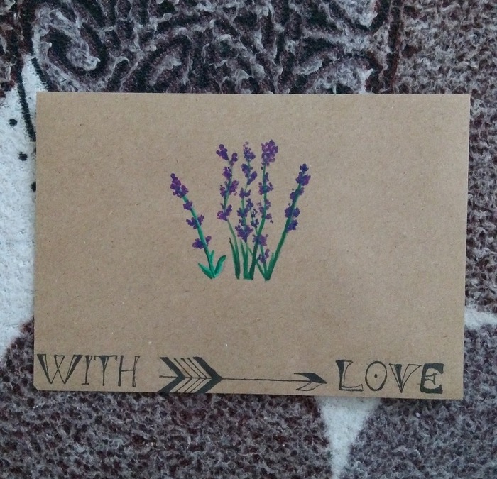 Крафтовый конвертик 