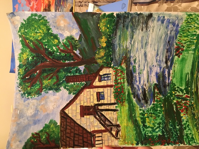 Дом у пруда