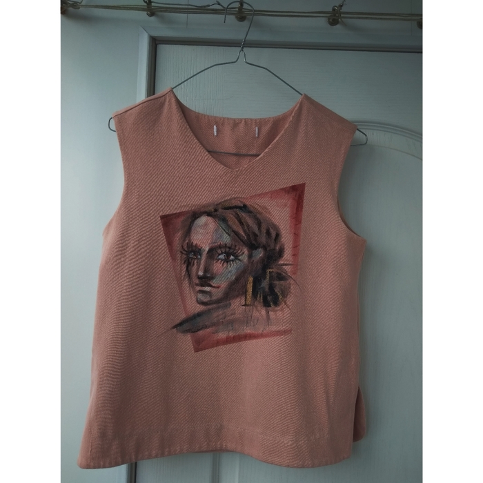 Блуза с  дизайном