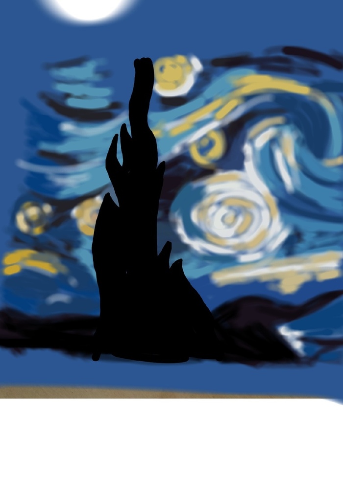 Иллюстрация "Звёздная ночь"