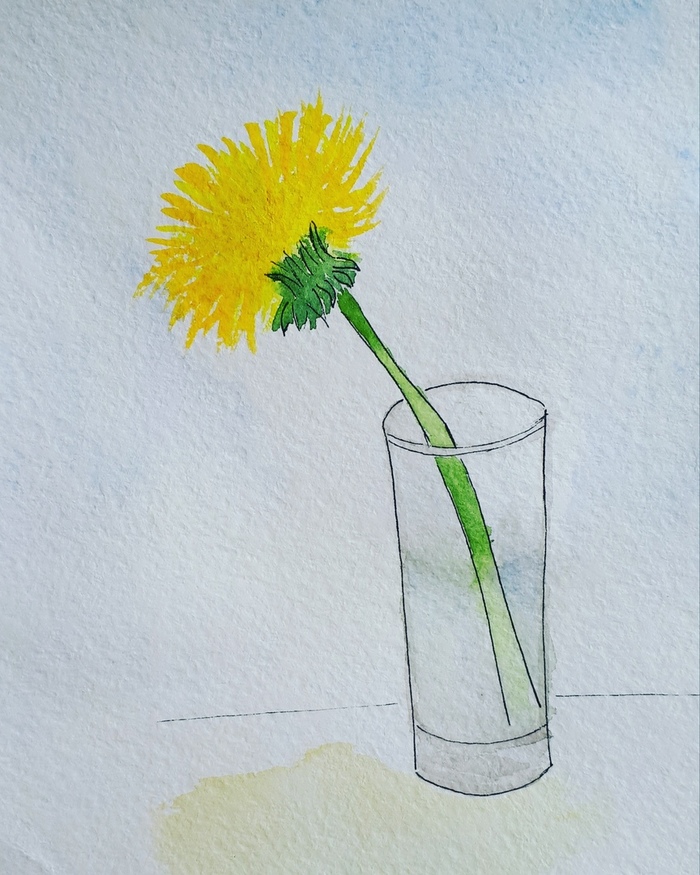 Весенний одуванчик